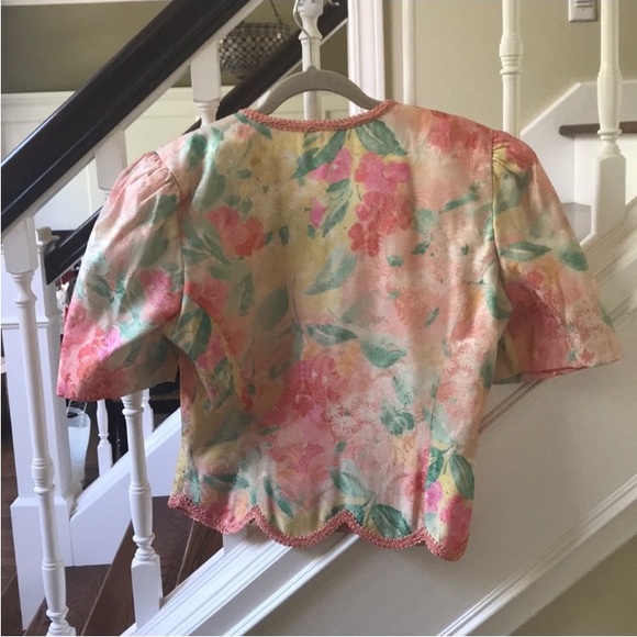 Vintage (1991) Talbots two piece floral - Picture 6 of 7